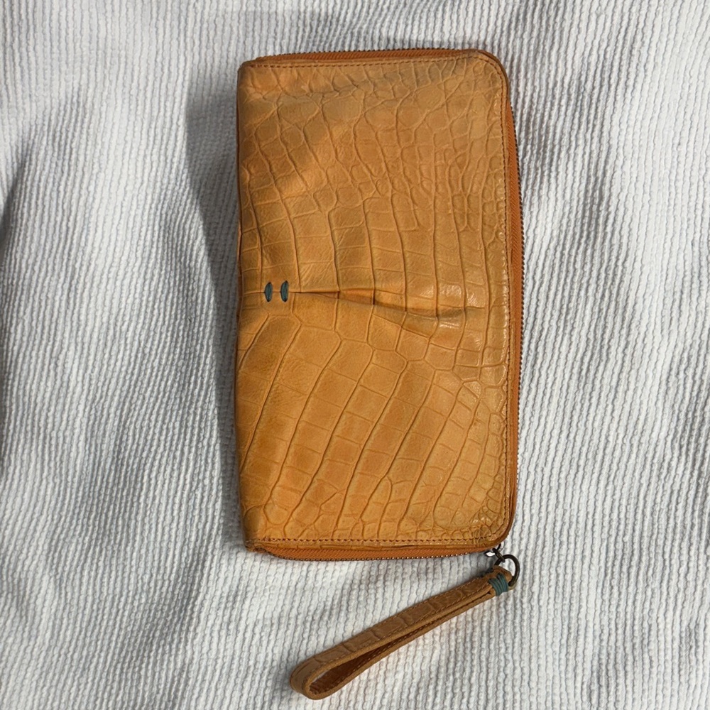 49 square miles leather clutch